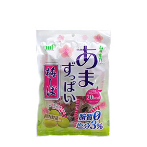 あまずっぱい梅しば (180g) 無着色／個包装 ×10袋入り（1ケース）