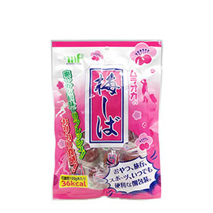 梅しば (180g) 赤／個包装×10袋入り（1ケース）